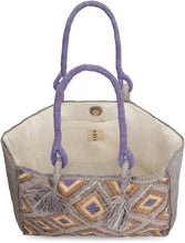 Carica l'immagine nel visualizzatore di Gallery, Tote bag Holy L in rafia
