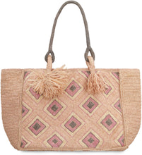 Carica l'immagine nel visualizzatore di Gallery, Tote bag Holy L in rafia
