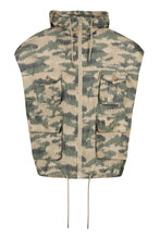 Carica l'immagine nel visualizzatore di Gallery, Gilet in nylon con cappuccio
