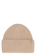 Carica l'immagine nel visualizzatore di Gallery, Cappello in maglia a costine con risvolto
