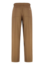 Carica l'immagine nel visualizzatore di Gallery, Pantaloni elasticizzati in twill di lana
