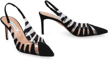 Carica l'immagine nel visualizzatore di Gallery, Sandali slingback Hot Rumor in pelle e PVC
