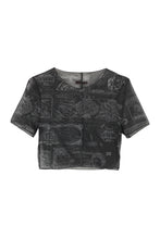 Carica l'immagine nel visualizzatore di Gallery, Crop top in tessuto tecnico
