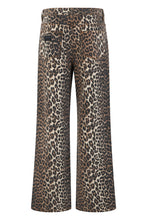 Load image into Gallery viewer, Animal print jeans in stretch cotton
