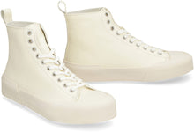 Load image into Gallery viewer, Leather high-top sneakers
