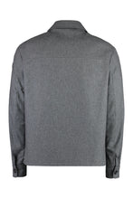 Carica l'immagine nel visualizzatore di Gallery, Overshirt in misto cachemire
