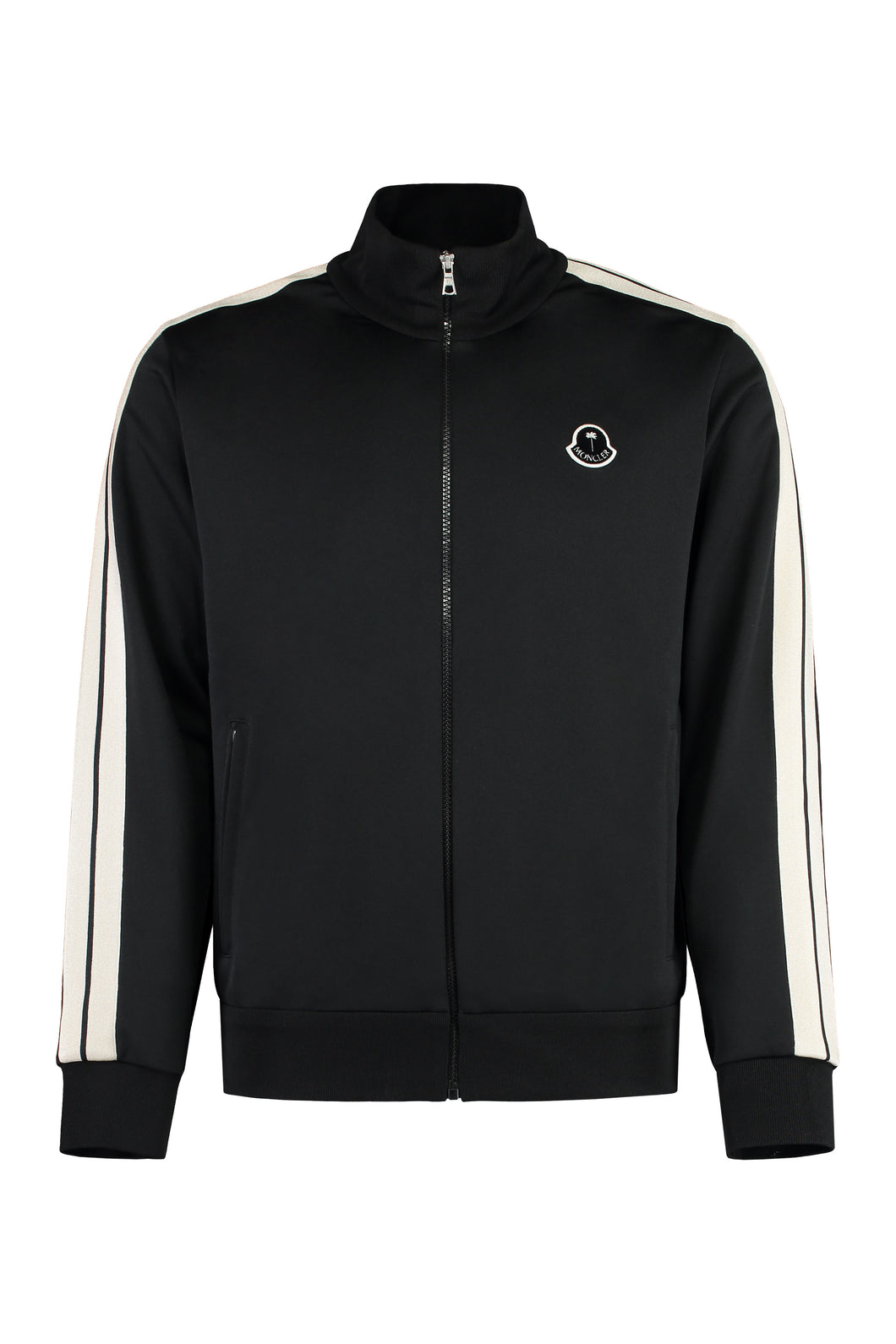 8 Moncler X Palm Angels - Techno fabric sweatshirt