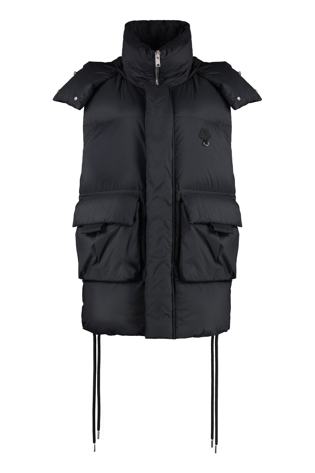 6 Moncler x WIllow Smith - Gilet imbottito Sabela con cappuccio