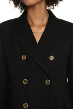 Load image into Gallery viewer, Wool and cashmere blend double-breasted jacket
