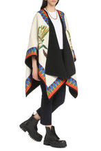 Load image into Gallery viewer, Jacquard wool cape
