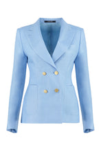 Carica l'immagine nel visualizzatore di Gallery, Blazer doppiopetto J-Coral in tweed
