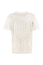 Carica l'immagine nel visualizzatore di Gallery, T-shirt in cotone con gilet in rete
