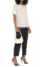 Carica l'immagine nel visualizzatore di Gallery, T-shirt in cotone con gilet in rete
