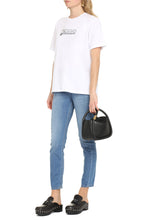 Carica l'immagine nel visualizzatore di Gallery, T-shirt stampa logo con strass
