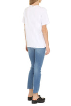 Carica l'immagine nel visualizzatore di Gallery, T-shirt stampa logo con strass
