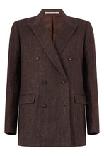 Load image into Gallery viewer, Double-breasted blazer in wool blend
