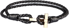 Carica l'immagine nel visualizzatore di Gallery, Bracciale T in pelle
