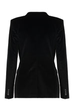 Load image into Gallery viewer, Double-breasted velvet jacket
