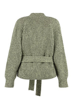 Load image into Gallery viewer, Cardigan belted cardigan
