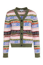 Carica l'immagine nel visualizzatore di Gallery, Cardigan in maglia jacquard
