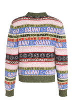 Carica l'immagine nel visualizzatore di Gallery, Cardigan in maglia jacquard
