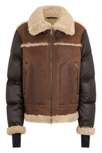 Carica l'immagine nel visualizzatore di Gallery, Giacca Imbottita in Nappa e Shearling Argens
