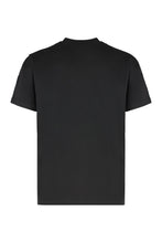 Carica l'immagine nel visualizzatore di Gallery, T-shirt nera in cotone con stampa
