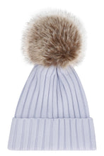 Carica l'immagine nel visualizzatore di Gallery, Cappello in maglia a coste con pon-pon
