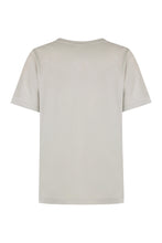 Carica l'immagine nel visualizzatore di Gallery, T-shirt in cotone con scollo a V
