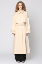 Load image into Gallery viewer, Gabardine trench coat
