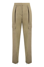 Load image into Gallery viewer, Gabardine cargo trousers
