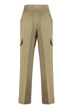 Load image into Gallery viewer, Gabardine cargo trousers
