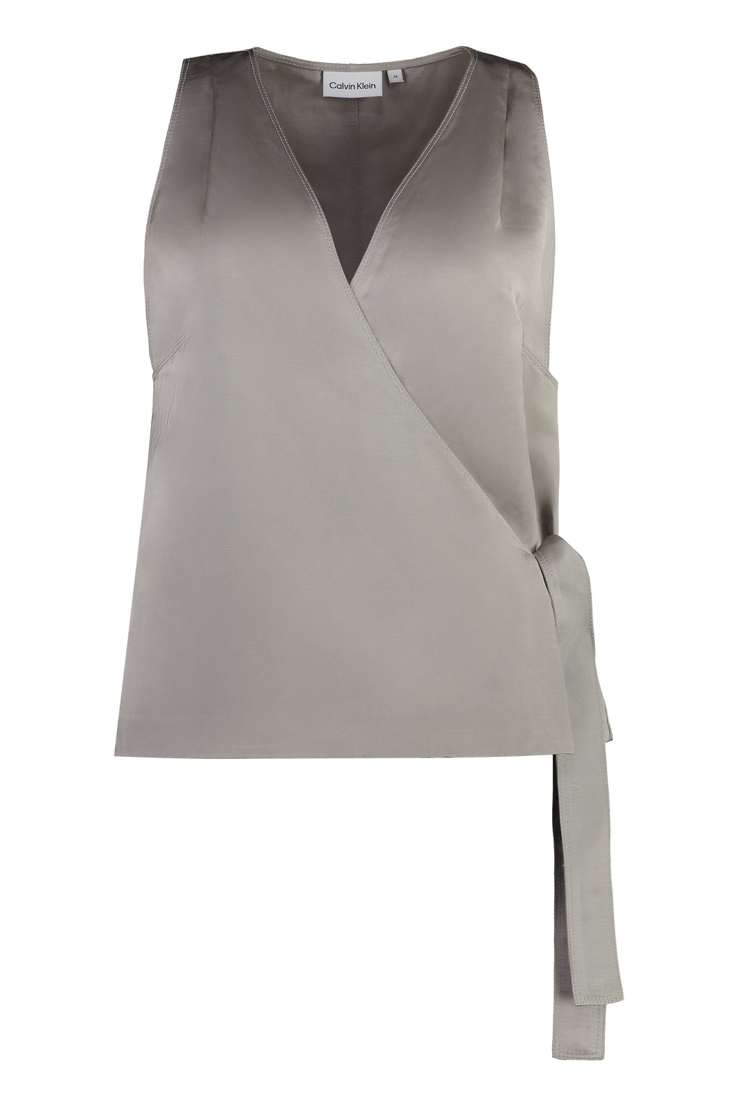 Knot front blouse