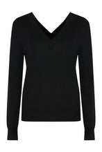 Carica l'immagine nel visualizzatore di Gallery, Maglione in lana con scollo a V
