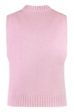 Load image into Gallery viewer, Wool blend knitted front vest
