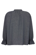 Carica l'immagine nel visualizzatore di Gallery, Blusa in Lino effetto denim
