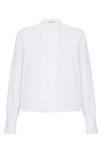 Carica l'immagine nel visualizzatore di Gallery, Blusa in cotone con ruches
