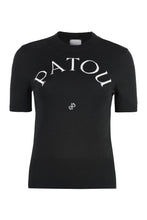 Carica l'immagine nel visualizzatore di Gallery, T-shirt in maglia con logo
