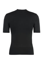Carica l'immagine nel visualizzatore di Gallery, T-shirt in maglia con logo
