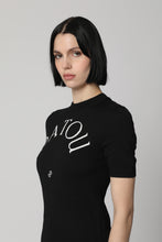 Carica l'immagine nel visualizzatore di Gallery, T-shirt in maglia con logo
