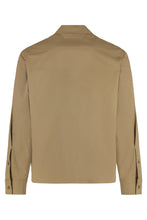 Carica l'immagine nel visualizzatore di Gallery, Overshirt in gabardine di misto cotone
