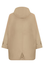 Carica l'immagine nel visualizzatore di Gallery, Cappotto con cappuccio in misto cotone
