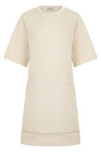 Load image into Gallery viewer, Mini dress T-shirt in mixed cotton

