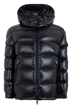 Load image into Gallery viewer, Shiny padded jacket with hood
