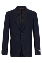 Load image into Gallery viewer, Single breasted jacket in a wool and silk blend
