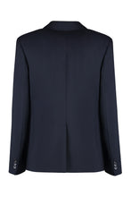 Carica l'immagine nel visualizzatore di Gallery, Blazer Lamine in lana vergine stretch
