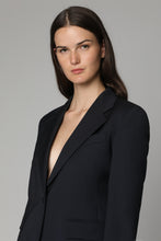 Carica l'immagine nel visualizzatore di Gallery, Blazer Lamine in lana vergine stretch
