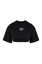 Carica l'immagine nel visualizzatore di Gallery, T-shirt crop con logo
