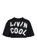 Carica l'immagine nel visualizzatore di Gallery, T-shirt crop con logo
