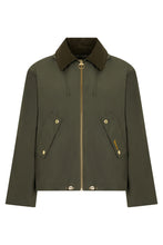 Load image into Gallery viewer, Rain jacket with contrasting collar
